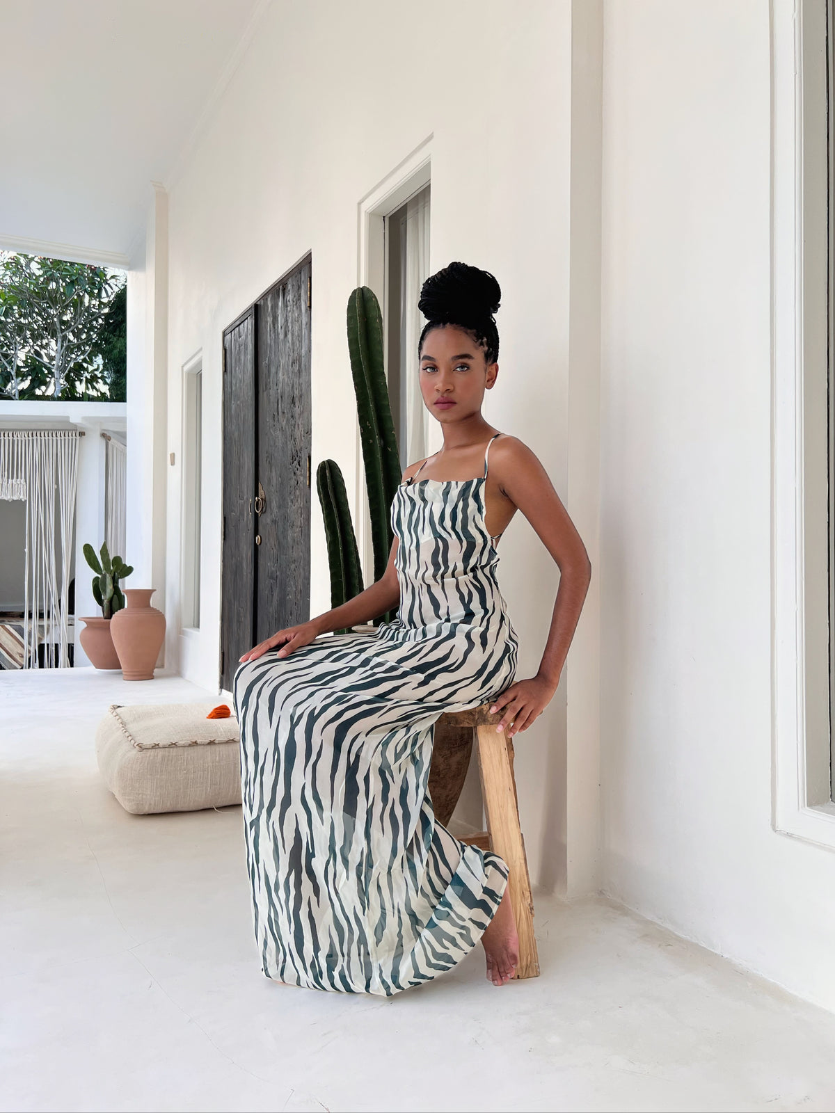 Wild Elegance: Zebra Dress | Diaspora New York Wild Elegance: Zebra Dress | Diaspora New York