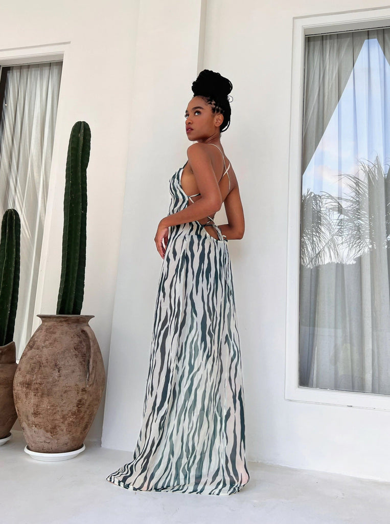 Wild Elegance: Zebra Dress | Diaspora New York Wild Elegance: Zebra Dress | Diaspora New York